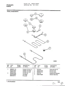 Frigidaire Range Page 7 parts for Frigidaire Range 4281 from AppliancePartsPros.com