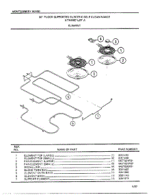 Element parts for Frigidaire Range 4467A from AppliancePartsPros.com