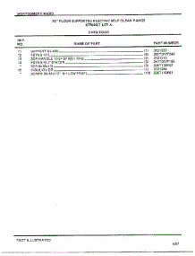 Oven Door Page 2 parts for Frigidaire Range 4467A from AppliancePartsPros.com