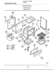 Basic Body parts for Frigidaire Range 4813A from AppliancePartsPros.com