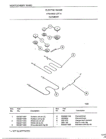 Element parts for Frigidaire Range 4822A from AppliancePartsPros.com