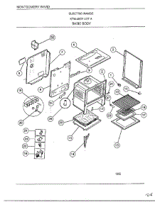 Basic Body parts for Frigidaire Range 4822A from AppliancePartsPros.com