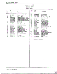Basic Body Page 2 parts for Frigidaire Range 4822A from AppliancePartsPros.com