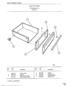 Utility parts for Frigidaire Range 4822A from AppliancePartsPros.com
