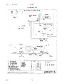 10 - Wiring Diagram parts for Frigidaire Range CFEF372EB4 from AppliancePartsPros.com