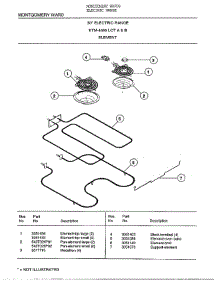 30` Element parts for Frigidaire Range 4460B from AppliancePartsPros.com
