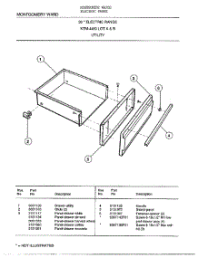 30` Utility parts for Frigidaire Range 4460B from AppliancePartsPros.com