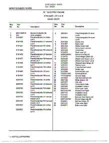 30` Basic Body Page 2 parts for Frigidaire Range 4460B from AppliancePartsPros.com