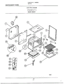 Basic Body parts for Frigidaire Range 4823A from AppliancePartsPros.com