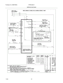 10 - Wiring Diagram parts for Frigidaire Range CFES3035LS1 from AppliancePartsPros.com