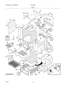 05 - Body parts for Frigidaire Range CFES366FS2 from AppliancePartsPros.com
