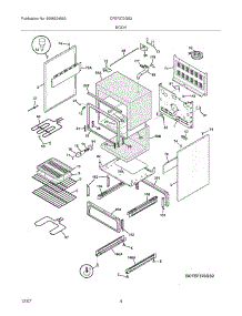 05 - Body parts for Frigidaire Range CFEF370GS2 from AppliancePartsPros.com