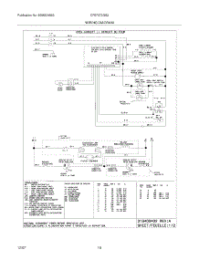 10 - Wiring Diagram parts for Frigidaire Range CFEF370GS2 from AppliancePartsPros.com
