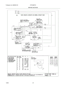 10 - Wiring Diagram parts for Frigidaire Range CFES366FC3 from AppliancePartsPros.com