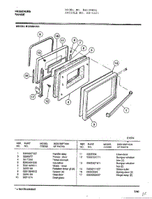 Frigidaire Range Page 3 parts for Frigidaire Range 4231 from AppliancePartsPros.com