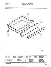 Frigidaire Range Page 7 parts for Frigidaire Range 4231 from AppliancePartsPros.com