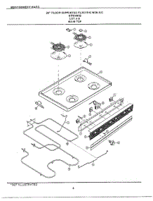 30` Floor Main Top parts for Frigidaire Range 4418A from AppliancePartsPros.com
