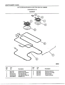 30" Range / Element parts for Frigidaire Range 4530A from AppliancePartsPros.com