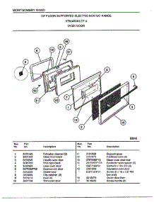 30" Range / Oven Door parts for Frigidaire Range 4530A from AppliancePartsPros.com