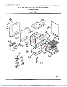 30" Range / Basic Body parts for Frigidaire Range 4530A from AppliancePartsPros.com