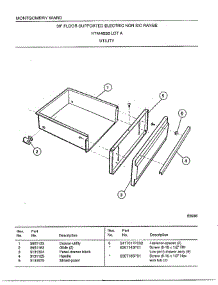 30" Range / Utility parts for Frigidaire Range 4530A from AppliancePartsPros.com