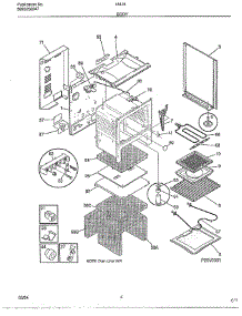 Body parts for Frigidaire Range 484240A from AppliancePartsPros.com