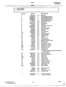 Body Page 2 parts for Frigidaire Range 484240A from AppliancePartsPros.com