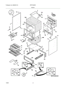 05 - Body parts for Frigidaire Range BFEF323ES1 from AppliancePartsPros.com