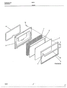 Door parts for Frigidaire Range 484240A from AppliancePartsPros.com