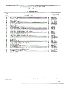 Upper Basic Body Page 2 parts for Frigidaire Range 8448A from AppliancePartsPros.com