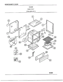 Range /  Basic Body parts for Frigidaire Range 4809B from AppliancePartsPros.com