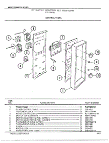 Control Panel parts for Frigidaire Range 8468A from AppliancePartsPros.com