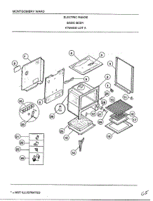 Basic Body parts for Frigidaire Range 4530A from AppliancePartsPros.com