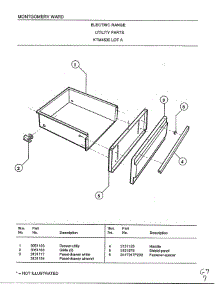 Utility parts for Frigidaire Range 4530A from AppliancePartsPros.com
