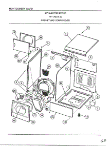 Cabinet And Components parts for Frigidaire Range 4530A from AppliancePartsPros.com