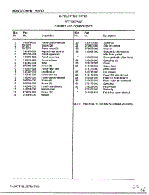 Cabinet And Components Page 2 parts for Frigidaire Range 4530A from AppliancePartsPros.com