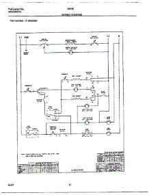 Wiring Diagram parts for Frigidaire Range 484367D from AppliancePartsPros.com