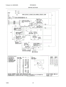 10 - Wiring Diagram parts for Frigidaire Range BFES368EC5 from AppliancePartsPros.com