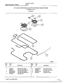 Element parts for Frigidaire Range 4820A from AppliancePartsPros.com