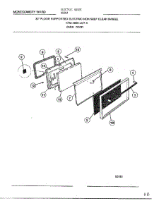 Oven Door parts for Frigidaire Range 4820A from AppliancePartsPros.com