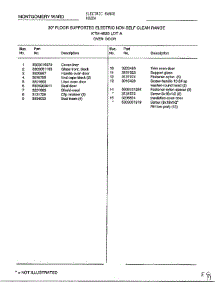 Oven Door Page 2 parts for Frigidaire Range 4820A from AppliancePartsPros.com