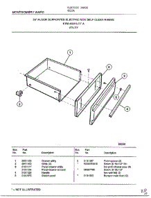 Utility parts for Frigidaire Range 4820A from AppliancePartsPros.com