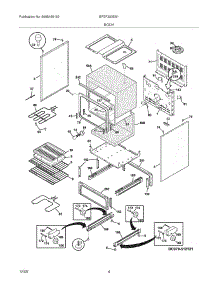 05 - Body parts for Frigidaire Range BFEF320ES1 from AppliancePartsPros.com