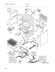 05 - Body parts for Frigidaire Range BFEF374EB3 from AppliancePartsPros.com