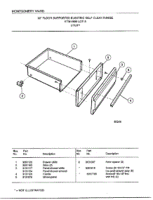 Utitlty parts for Frigidaire Range 4889A from AppliancePartsPros.com