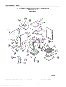 Basic Body parts for Frigidaire Range 4889A from AppliancePartsPros.com