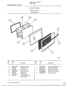 Oven Door parts for Frigidaire Range 4811 from AppliancePartsPros.com