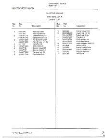 Main Top Page 2 parts for Frigidaire Range 4811 from AppliancePartsPros.com