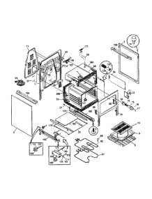 Body parts for Frigidaire Range BFEF374JIS1 from AppliancePartsPros.com