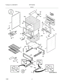 05 - Body parts for Frigidaire Range BFEF323ES3 from AppliancePartsPros.com